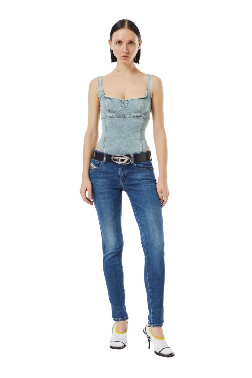 Jean Super Skinny Diesel 2018 Slandy-low 09c21 Bleu Moyen
