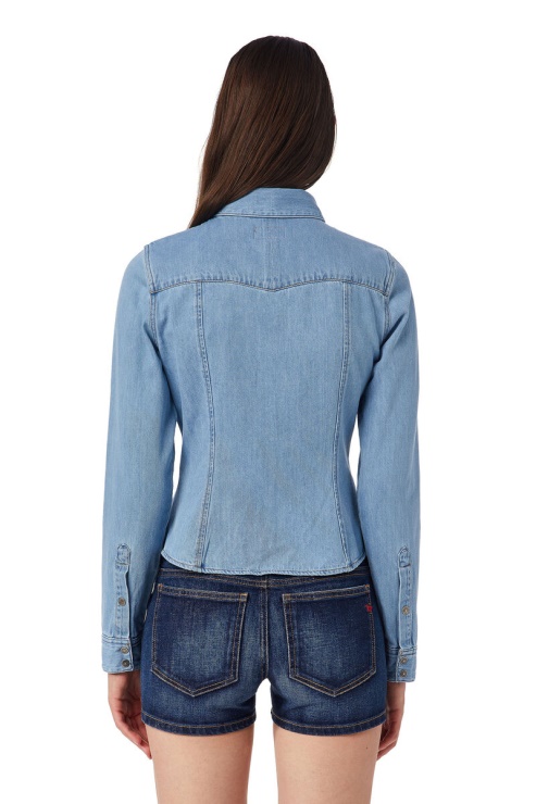 Chemise Western De-rin Bleu Moyen Diesel