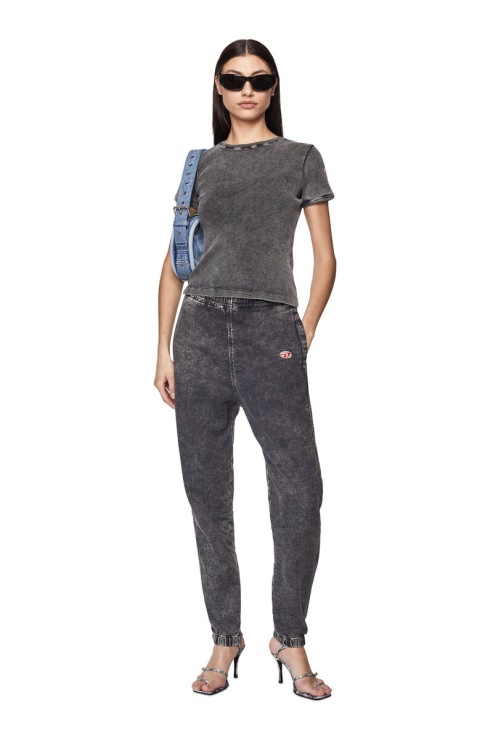 Noir/gris Foncé D-lab Track Denim 069zf Tapered Diesel