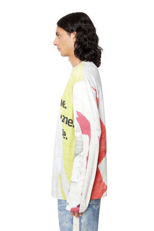 Diesel T-grue-ls Blanc