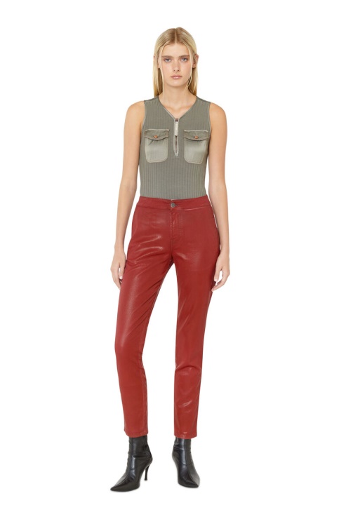 Diesel D-tail Track Denim 068bt Skinny Rouge