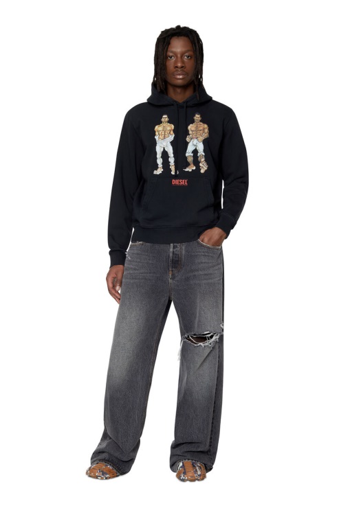 Diesel Pr-s-ginn-capot-p1 Noir