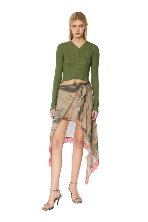 Diesel Vert Olive T-ribyel-ouvert