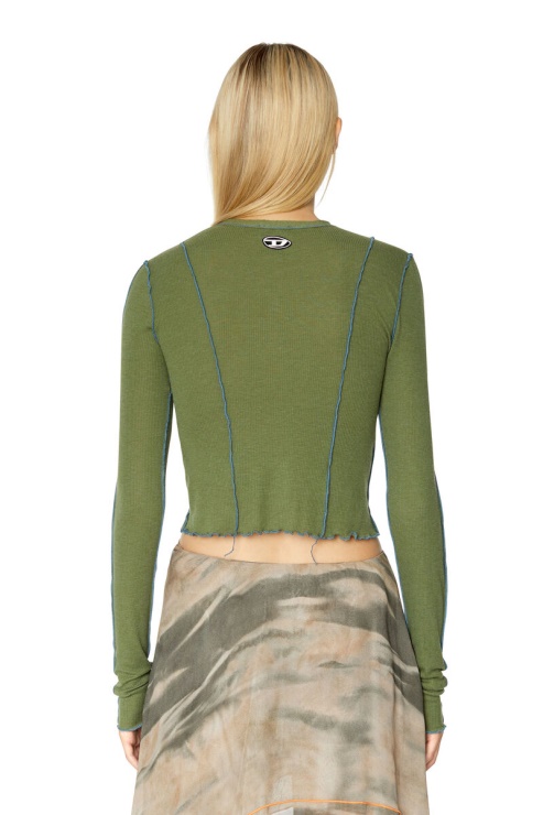 Diesel Vert Olive T-ribyel-ouvert