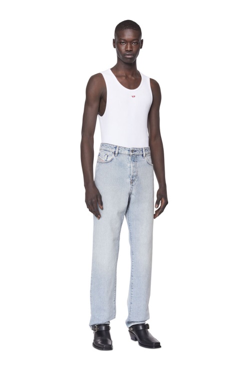 Diesel 1955 09c14 Jean Droit Bleu Clair