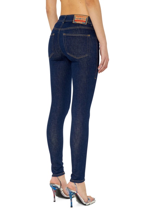 Jean Super Skinny 2017 Slandy Z9c18 Diesel Bleu Foncé