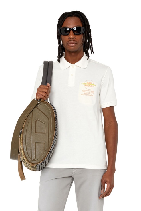 T-spouch Diesel En Blanc