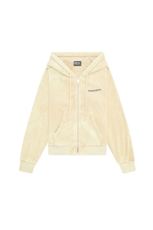 Diesel F-reggy-hood-zip-e3 Beige
