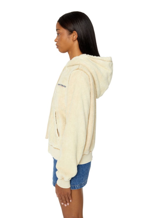 Diesel F-reggy-hood-zip-e3 Beige