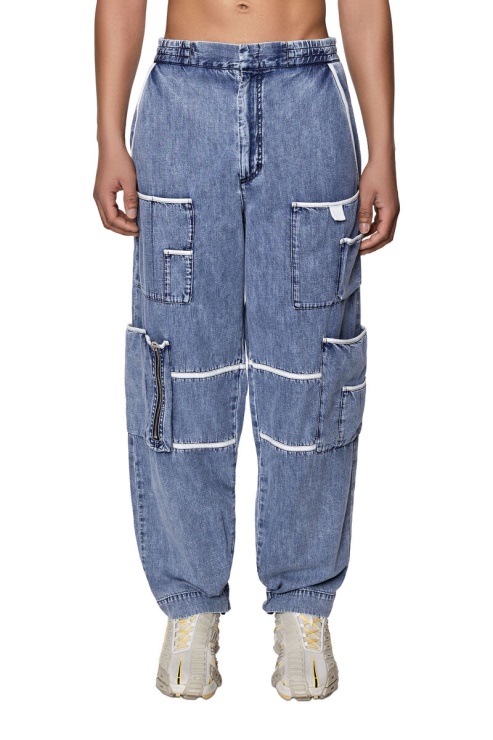 Diesel Droit D-vulkos 0eiaq Bleu Clair