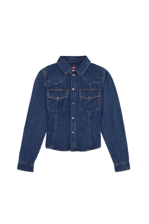 Chemise Western De-rin Diesel Bleu Foncé