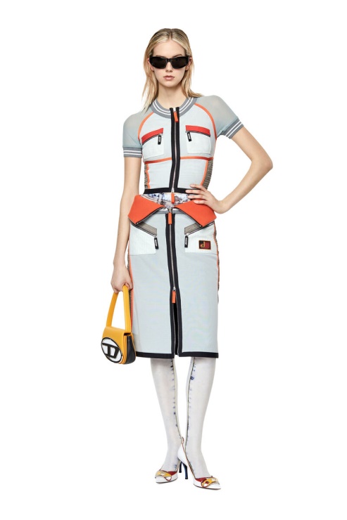 Diesel O-rallier Orange/blanc