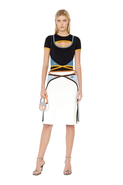 Diesel T-crossi Noir