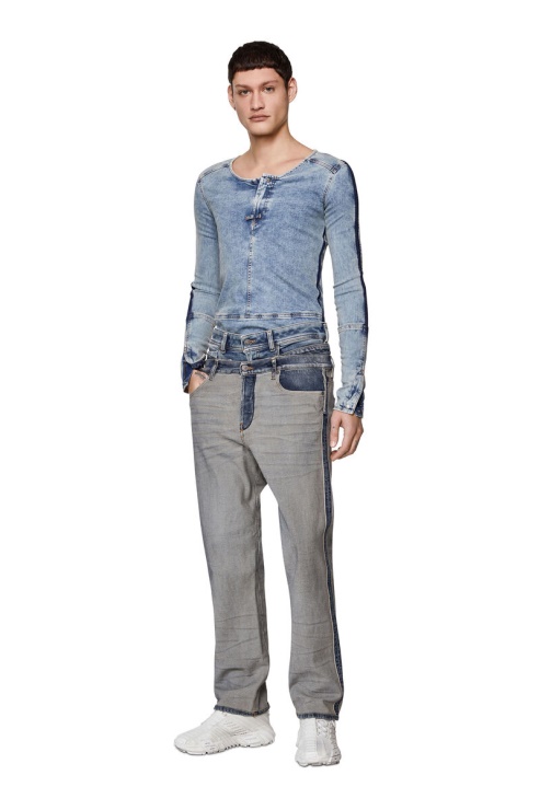 2020 D-viker 09c82 Jean Droit Diesel Bleu Moyen