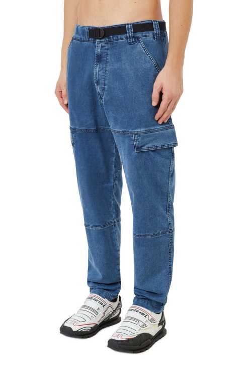 Krooley Joggjeans Bleu Moyen 069zk Tapered Fashion Diesel