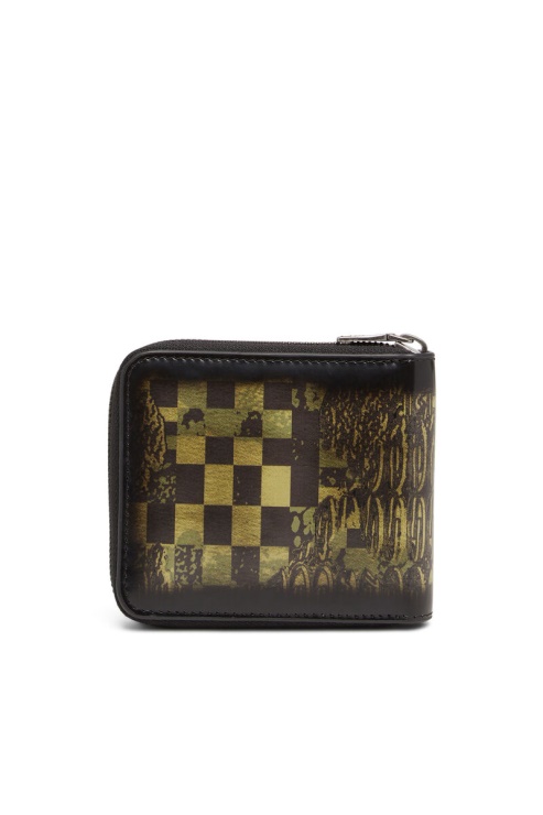 Diesel Bi-fold Coin Zip Xs Noir/vert