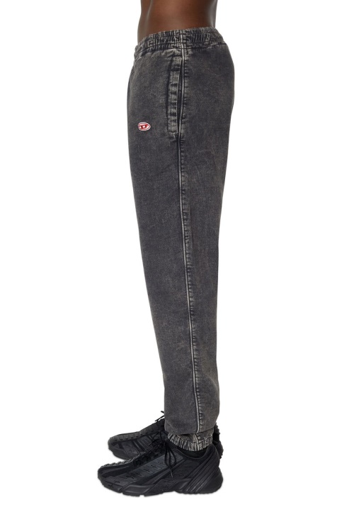 Diesel Noir/gris Foncé Fashion D-lab Track Denim 069zf Tapered