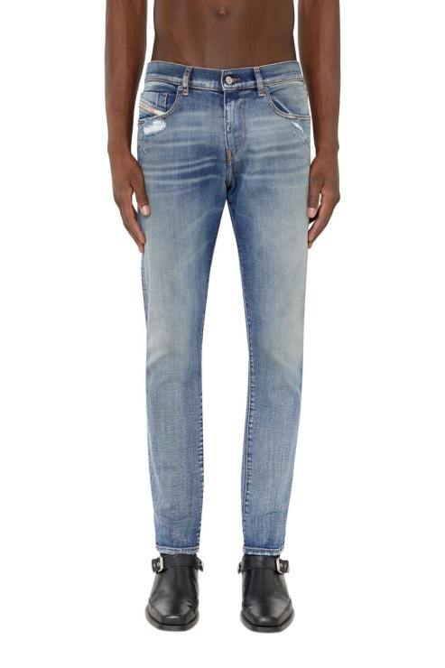 Diesel 2019 D-strukt 09e15 Jean Slim Bleu Moyen