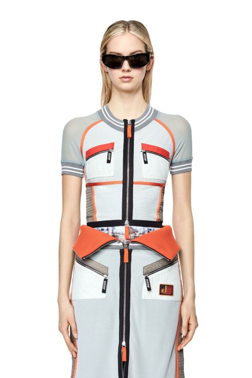 Diesel T-toky Orange/blanc