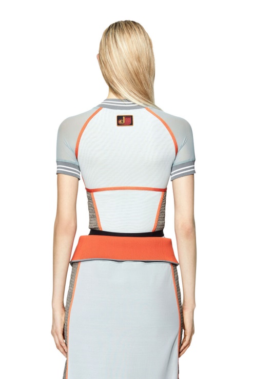 Diesel T-toky Orange/blanc