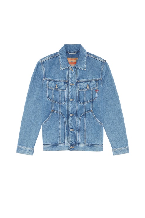 Diesel - D-riley - Veste Camionneur - Bleu Moyen