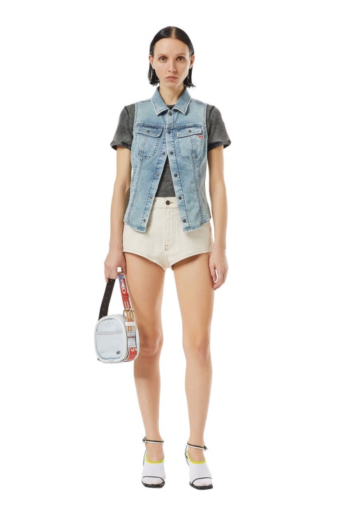 Pantalon Chaud Diesel De-lunar Blanc