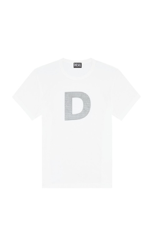 Diesel T-diegor-col En Blanc