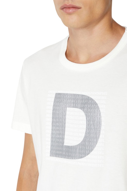 Diesel T-diegor-col En Blanc