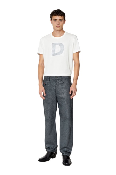 Diesel T-diegor-col Blanc