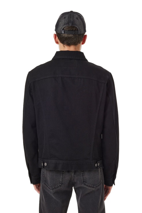 Diesel D-barcy Veste Camionneur En Noir/gris Foncé