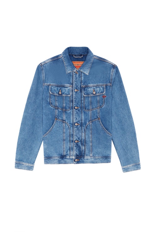 Veste Camionneur Diesel D-riley Bleu Moyen
