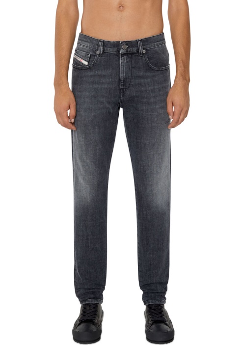 Diesel 2019 D-strukt 09e35 Jean Slim Noir/gris Foncé