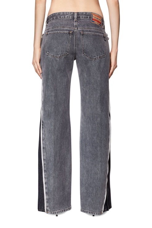 Diesel 2002 09d18 Jean Droit Noir/gris Foncé