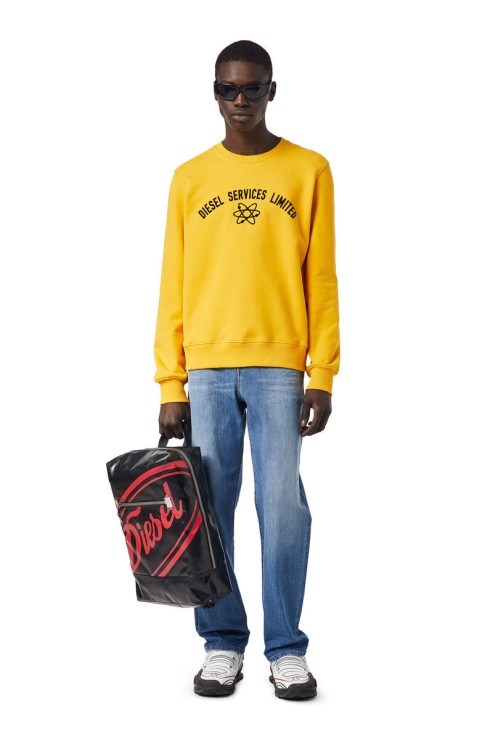 Diesel 2020 D-viker 0ehaj Jean Droit Bleu Clair