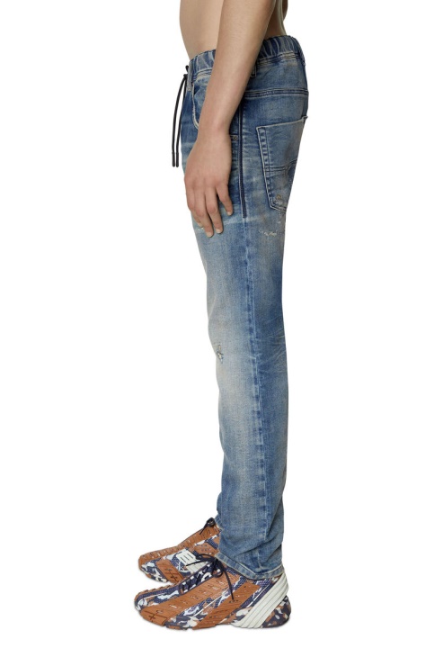 Diesel Krooley Joggjeans 09e09 Fuselé Bleu Moyen