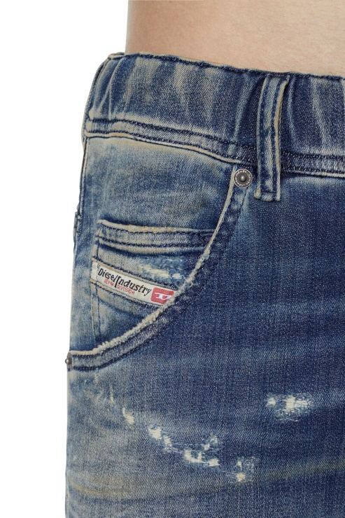 Diesel Krooley Joggjeans 09e09 Fuselé Bleu Moyen