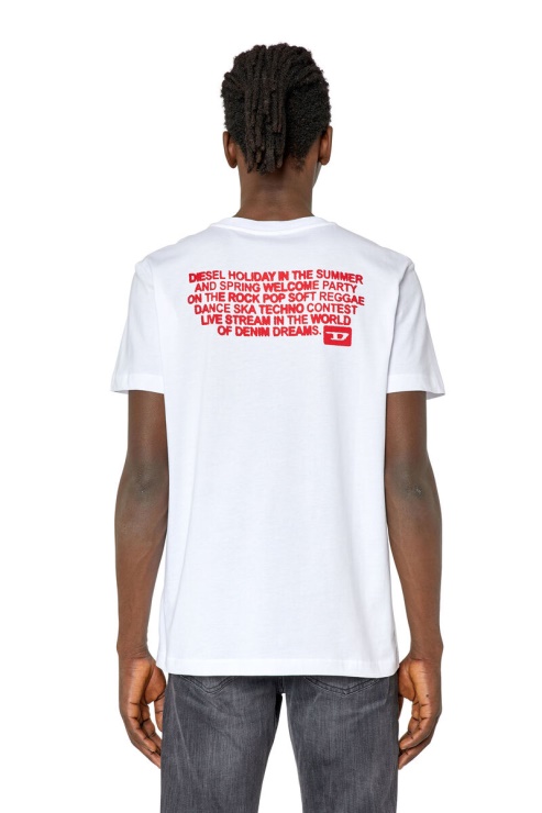 Diesel T-diegor-k57 Rouge/blanc