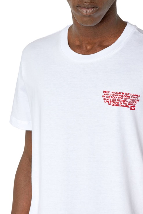 Diesel T-diegor-k57 Rouge/blanc