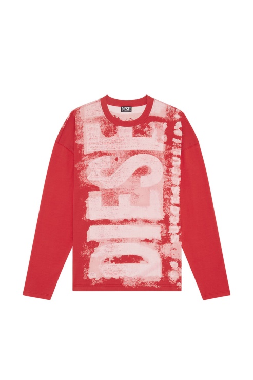 Diesel T-wasrib Rouge