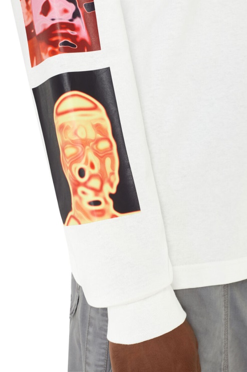 Diesel Blanc T-just-ls-e8