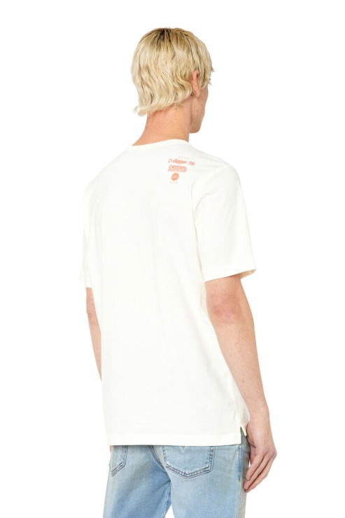 Diesel T-just-slits-g1 En Blanc