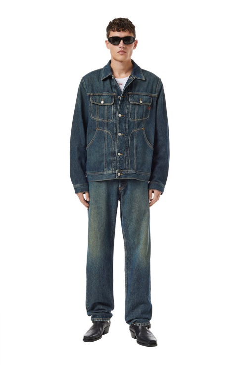 Diesel - D-riley - Veste Camionneur - Bleu Foncé