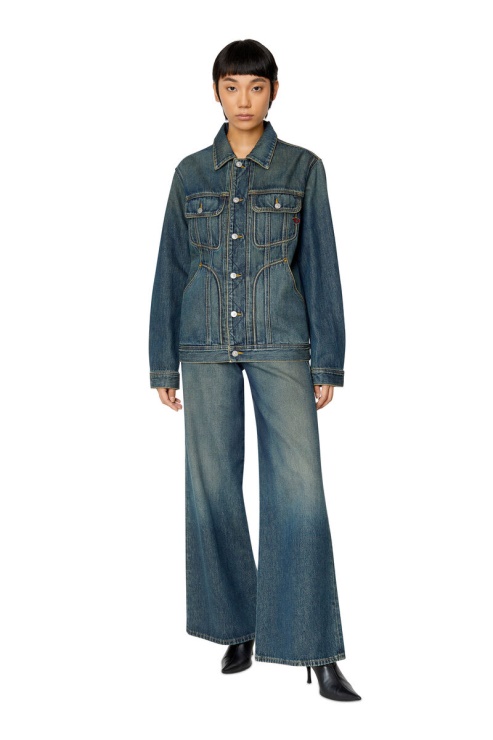 Veste Camionneur D-riley Bleu Foncé Diesel