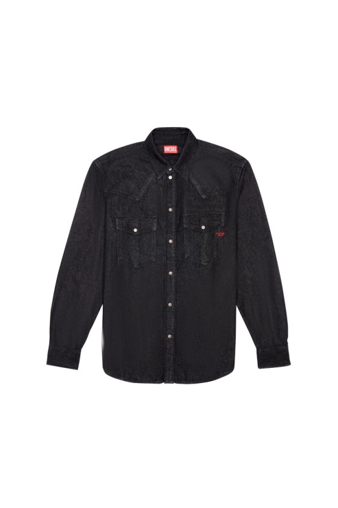 Chemise Western Diesel D-ocean Noir/gris Foncé