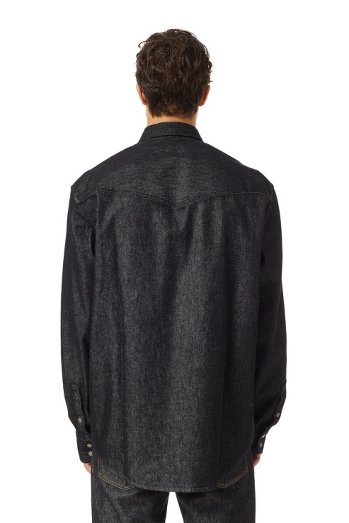 Chemise Western Diesel D-ocean Noir/gris Foncé