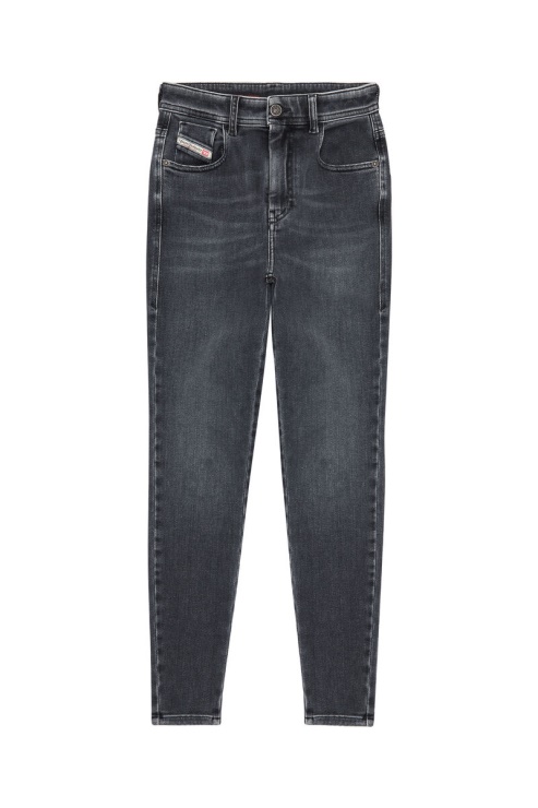 Diesel 1984 Slandy-high 09d61 Jean Super Skinny Noir/gris Foncé
