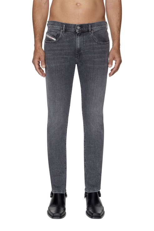 Jean Slim Diesel 2019 D-strukt 09c47 Noir/gris Foncé