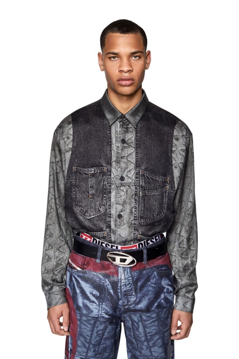 Gilet Gris S-gilliam Diesel