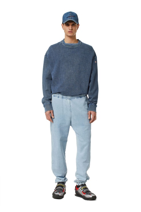 Diesel Bleu Clair D-lab Track Denim 069ym Tapered