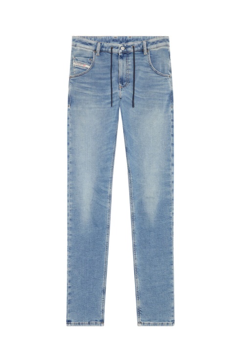 Diesel Krooley Joggjeans 068ba Fuselé En Bleu Moyen